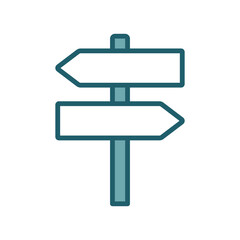 street sign icon vector design template simple and clean