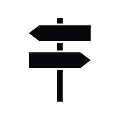 street sign icon vector design template simple and clean