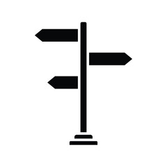 street sign icon vector design template simple and clean