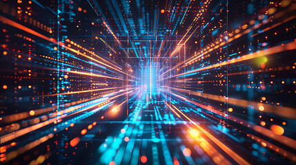 Naklejka premium abstract technology background