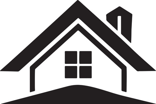 recommend clip art: house roof icon silhouette vector logo