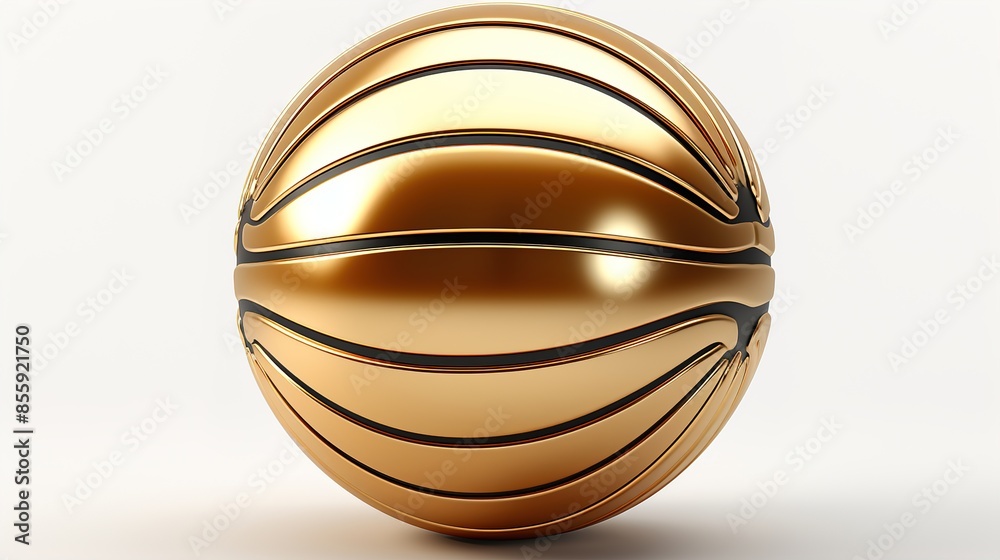 Canvas Prints gold ball