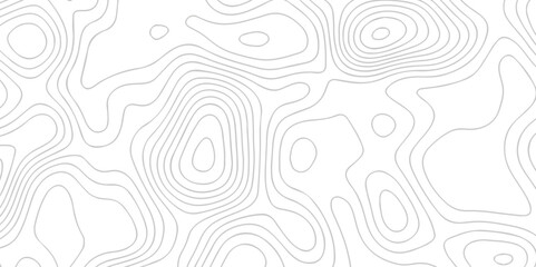 Abstract pattern with lines. Abstract sea map geographic contour map and topographic contours map background. Abstract white pattern topography vector background. Topographic line map background.