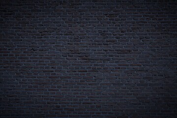 Night dark brick wall texture