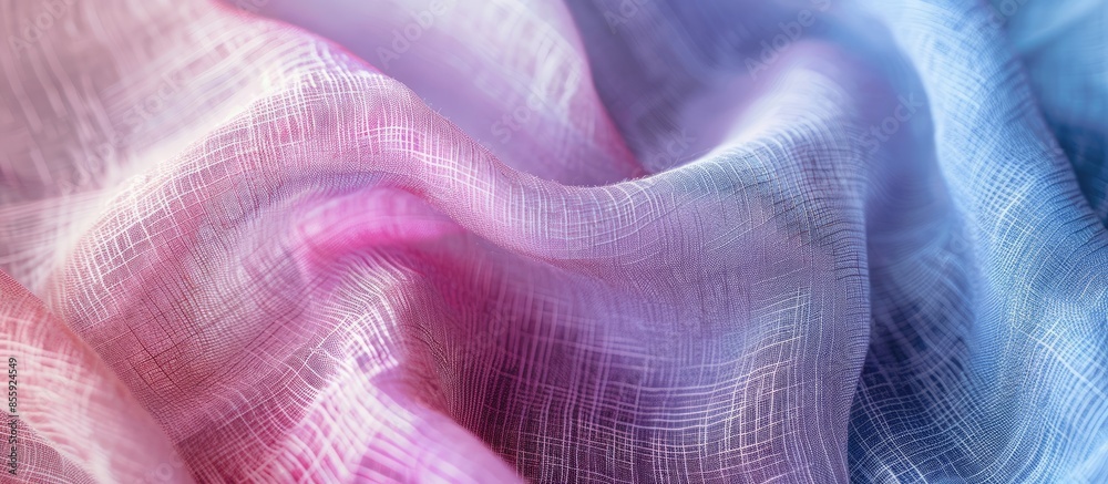 Poster closeup of texture fabric cloth textile background pastel background. copy space image. place for ad