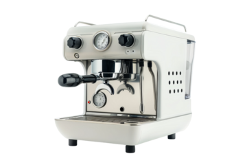Espresso Coffee Machine isolated on transparent background