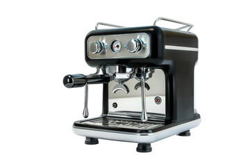 Fototapeta premium Home Coffee Machine isolated on transparent background