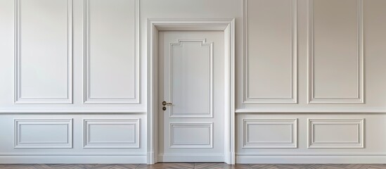 interior doors. Copy space image. Place for adding text and design