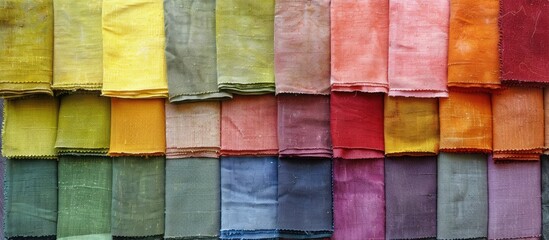 fabric color samples swatch book