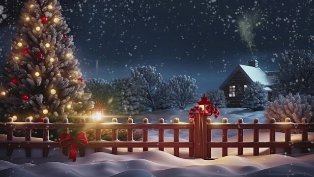 snow moving animation