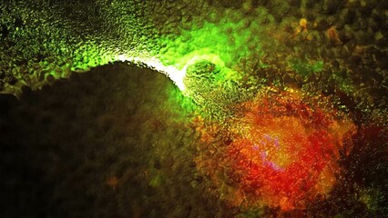 cosmic matter consisting of plasma emits energy