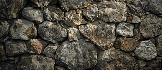 old wall of virgin stones. Copy space image. Place for adding text and design