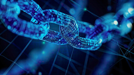 Blockchain technology for future business innovation decentralized token money bitcoin fintech trust and safety cloud security digital AI supply chain smart contracts transaction protection 