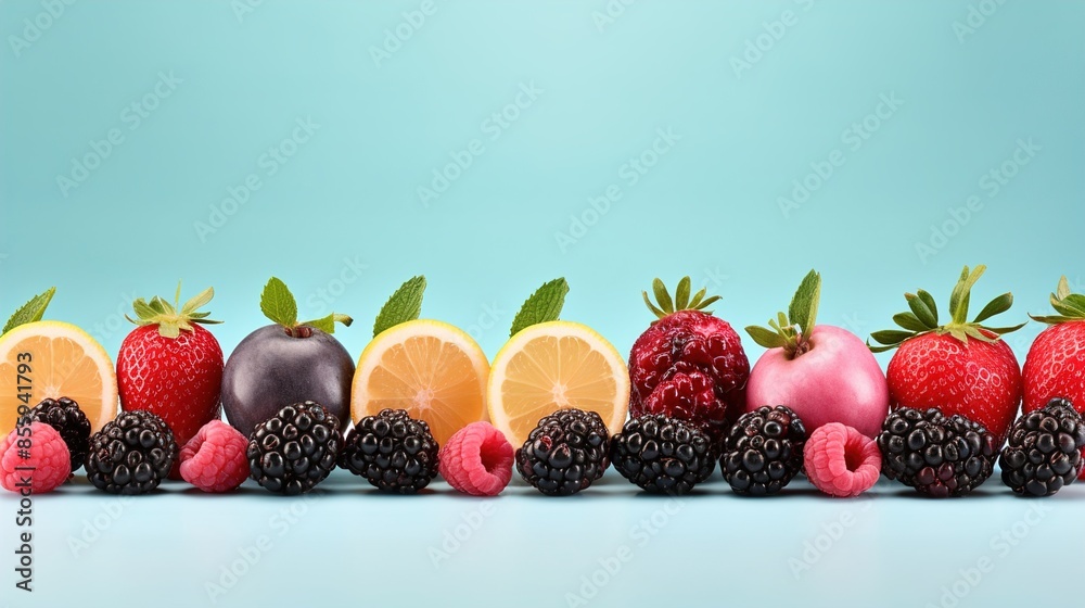 Poster fruits and berries