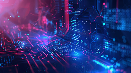 Fototapeta premium technology background