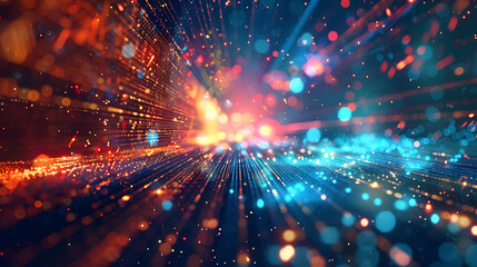 Obraz premium technology background