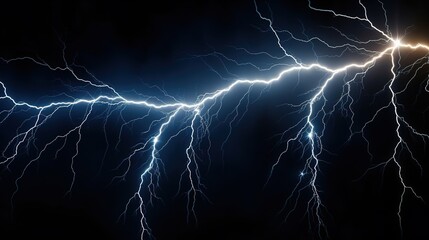 lightning in the night