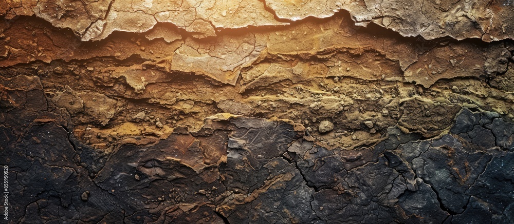 Poster texture layers of earth. copy space image. place for adding text or design