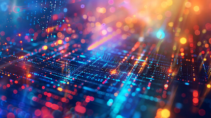 Obraz premium technology background