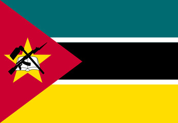 mozambique flag illustrator country flags