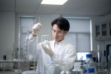 doctor doing experiment in lab