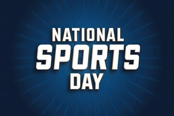 Fototapeta premium sports day, National Sports Day, 29 august India celebrates, National Sports Day Poster, Typography, Calligraphy, Text, Social Media Poster 