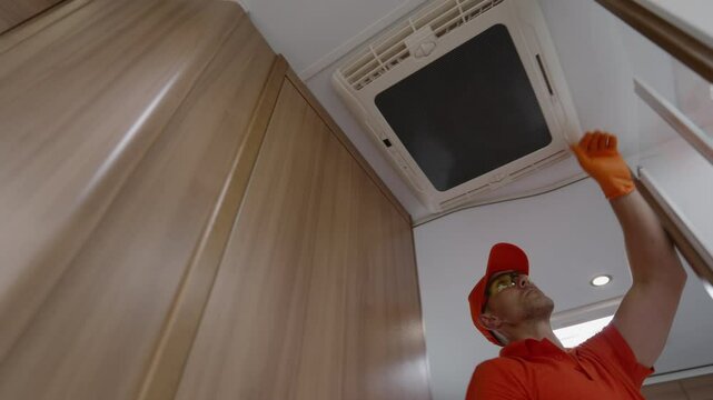 AC Unit Installation in a RV Camper Van