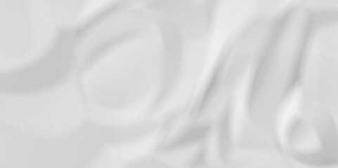 White fabric background. white crumpled paper background texture pattern overlay. wrinkled high resolution arts craft and Seamless white crumpled paper crinkle crushed background.
