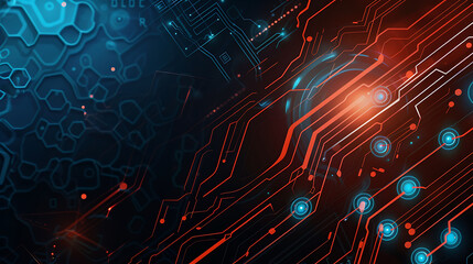 Fototapeta premium abstract technology background