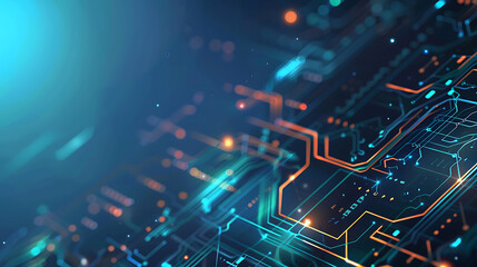 Obraz premium abstract technology background