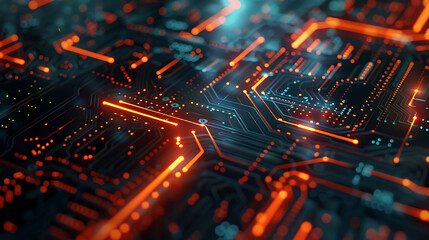 Obraz premium abstract technology background