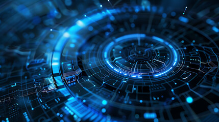 Obraz premium abstract technology background