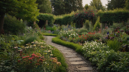 Obraz premium path in the garden