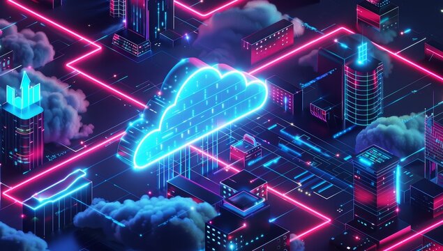 Serverless Computing and Function as a Service (FaaS), a screenshot of a developer deploying a serverless application, and an image of an artificial intelligence suite