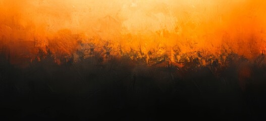 This is a black orange spot, a grainy gloom, grungy empty space or spray texture, an abstract retro vibe shine bright light and glow background template.