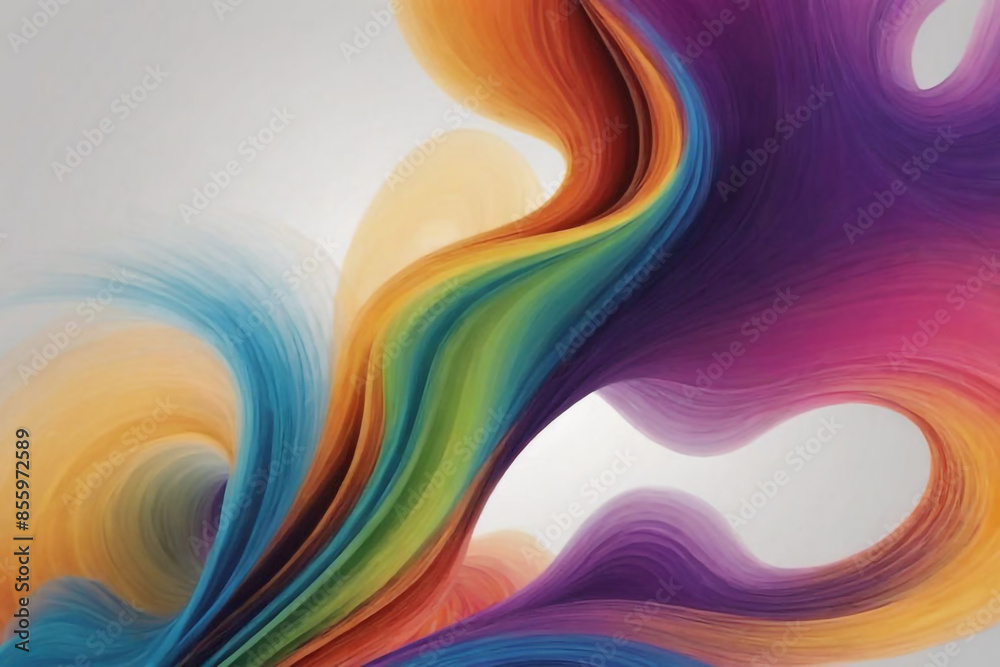 Wall mural abstract colorful