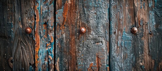 Obraz premium Old, grunge, rough wooden planks , background, texture, pattern. Copy space image. Place for adding text and design