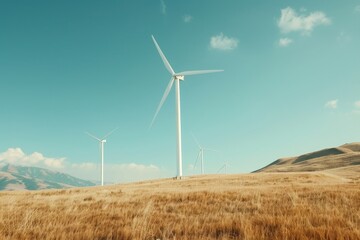 Sustainable Innovation: Wind Farm Turbines Powering Modern Infrastructure