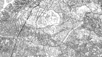 Fototapeta premium 3D illustration of city and urban in Tokyo Japan