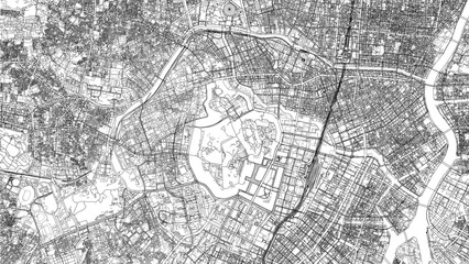 Fototapeta premium 3D illustration of city and urban in Tokyo Japan