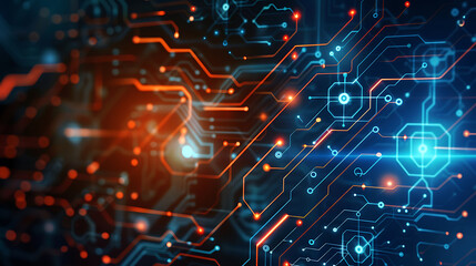 Obraz premium technology background