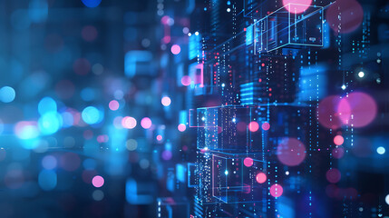 Obraz premium technology background