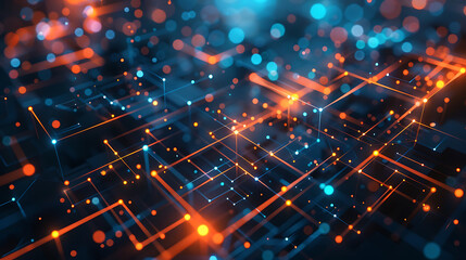 Obraz premium technology background