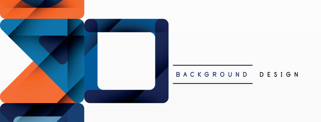 Business triangle and squares vector abstract background. Vector Illustration For Wallpaper, Banner, Background, Card, Book Illustration, landing page