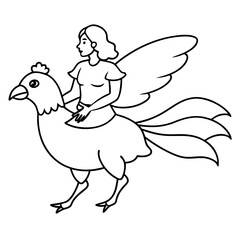 Fairy coloring pages for kids book