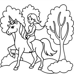 Fairy coloring pages for kids book