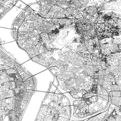 Fototapeta premium 3D illustration of city and urban in Seoul South Korea