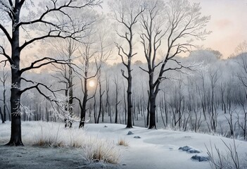 Winter Wonderland: A Frozen Landscape Journey