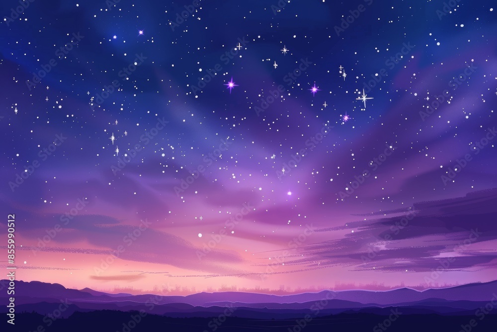 Canvas Prints abstract starry space background with stars, stardust and nebula. background with milky way galaxy a