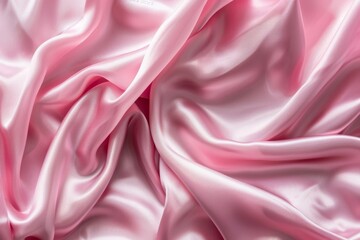 Obraz premium Abstract background with rose gold silk fabric smooth and luxury texture